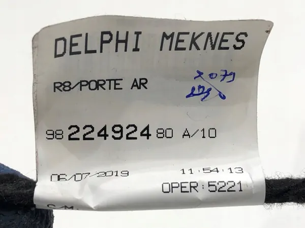 Achterste Rechte Deurkabel Peugeot 508 SW II image 3