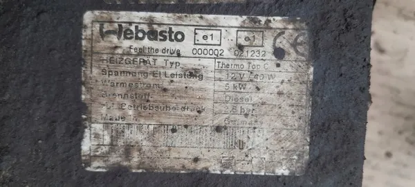 WEBASTO Dieselverwarming PEUGET BOXER I LIFT 2.0 HDI image 3
