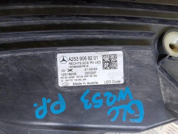 Rechter Voor LED Lamp MERCEDES GLC W253 X253 A2539068201 image 5