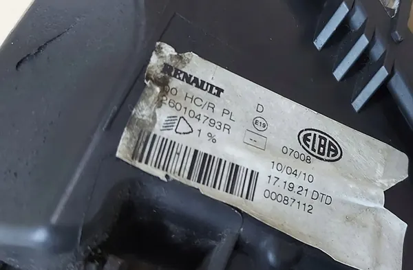 Oikea Etuvalaisin Dacia Sandero I Eurooppa 260104793R image 5