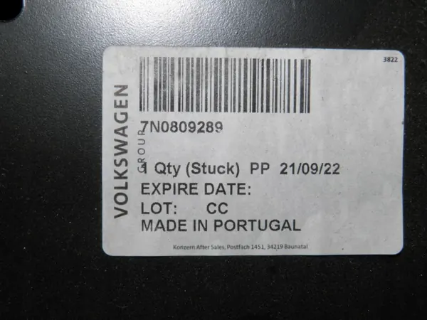 OEM 7N0809289 Refuerzo de Pilar para VW Sharan image 3