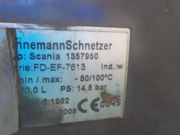 Scania OE 1 357 950 Tanque de ar, Sistema pneumático image 6