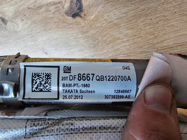 OEM 12848667 Oikea Airbag-verho Opel Insignialle image 3