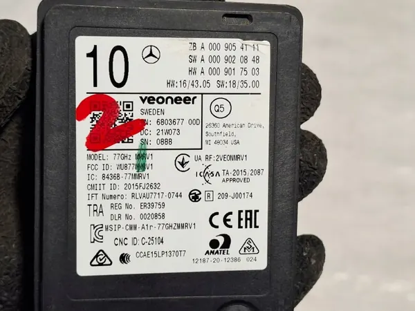 Mercedes Toter-Winkel-Sensor OEM A0009054111 Gebraucht image 5
