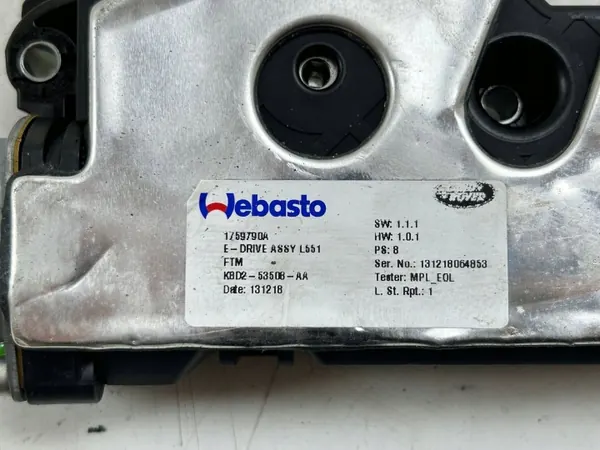 Moteur de toit ouvrant Land Rover Evoque II OEM K8D253508AA image 4