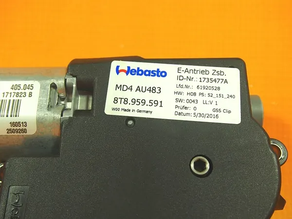 Audi A5 8T Schiebedachmotor OEM 8t8959591 Gebraucht image 7