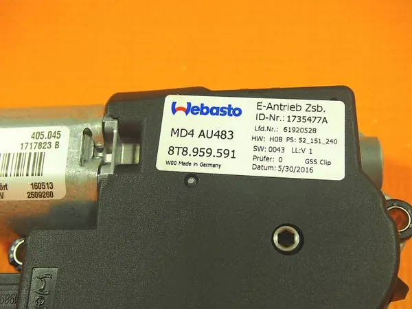 Audi A5 8T Schiebedachmotor OEM 8t8959591 Gebraucht image 8