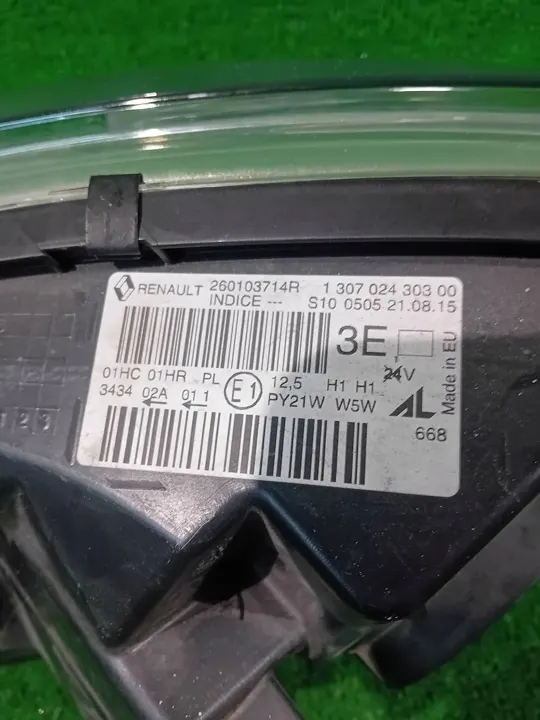 Oikea Etuheijastin Renault Captur I 13- OEM 260103714R image 9