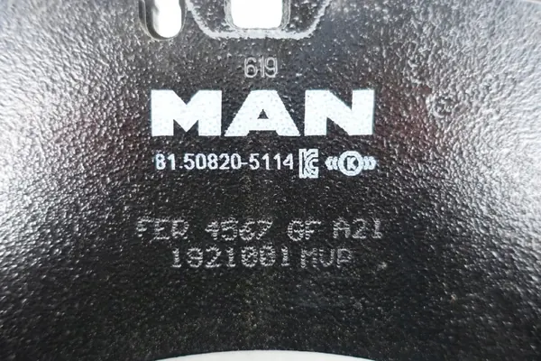 Jeu de plaquettes de frein MAN & IVECO 81508206083 image 3