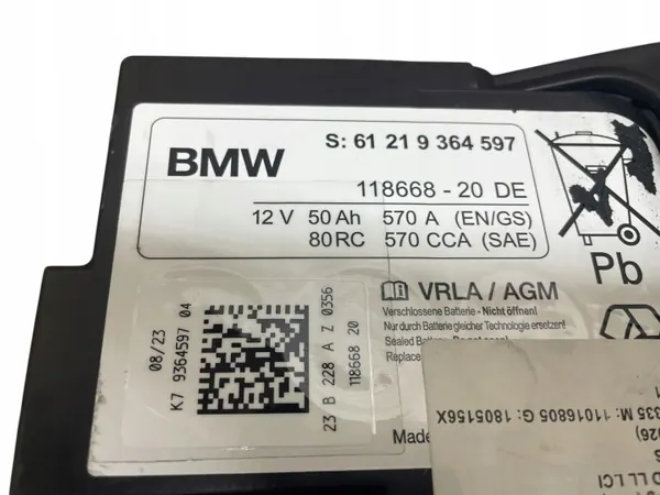 AGM Start-Stop Akku OEM 9364597 12V 50Ah image 4