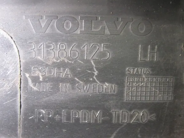 Volvo V90 II S90 vänster tröskelskydd OEM 31386125 image 8