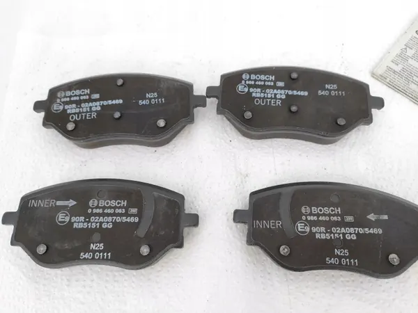 Jeu de plaquettes frein OEM 0 986 460 063 - État utilisé image 4