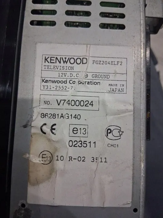 Radio Navigation Subaru Legacy OEM V7400024 image 4