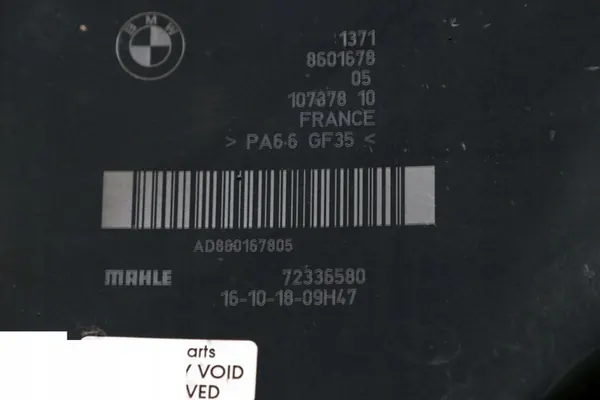 Ilmansuodattimen Kotelo BMW F20 F21 F30 LCI 8601678 image 8