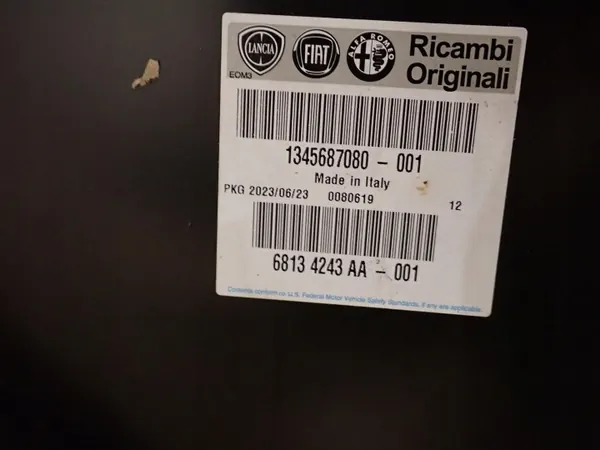 Pare-boue toit droit OEM 68134243AA Ducato image 4