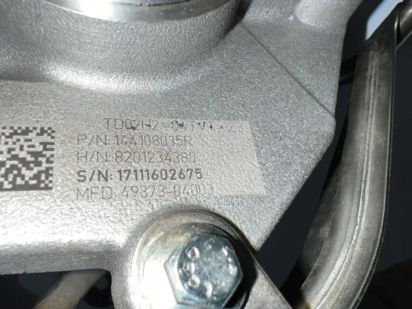 Turbo Renault Dacia Smart 0.9 TCe 144108035R 144102069R image 3