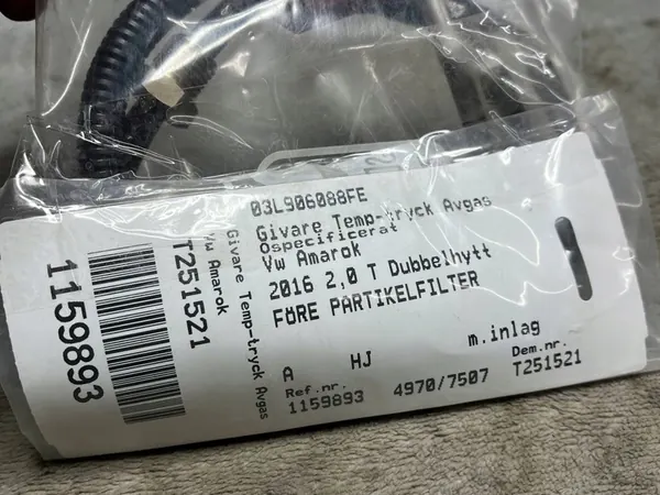 VW Audi Skoda Seat Exhaust Temperature Sensor image 3