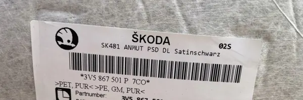 Teto Skoda Superb III Sedan OEM 3V5867501P image 6