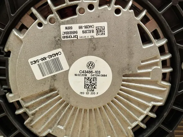 Conjunto de ventilador de refrigeración VW Transporter T6 2015-2020 OEM image 5