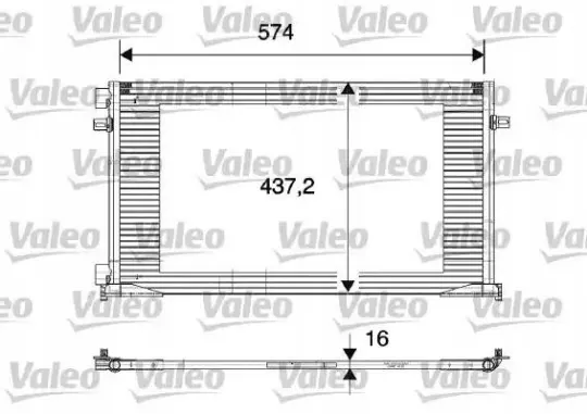 Condensador ar condicionado Valeo 817577 - Peça Renault OE image 3