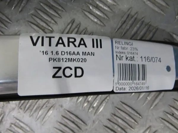 Barras de techo Suzuki Vitara III OEM GIS63249 Kit image 8