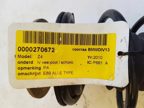 Amortizzatori anteriori BMW Z4 E89 sinistro + destro McPherson image 4