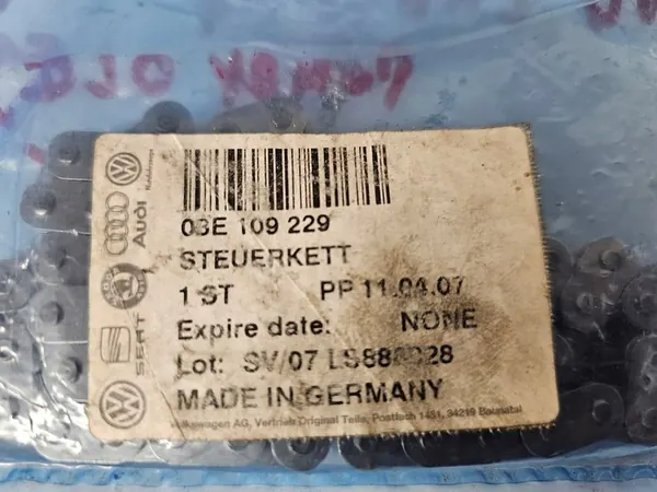 Cadeia de Bomba de Óleo Seat Ibiza IV Fabia 2 Roomster 03E109229 image 6