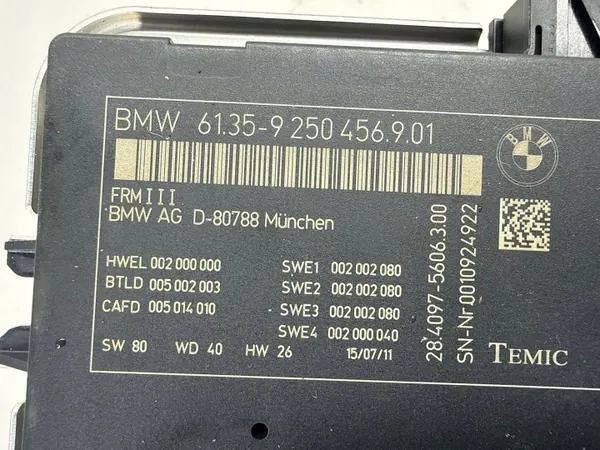 Módulo control luces BMW 5 GT F07 2012 OEM 9250456 image 7