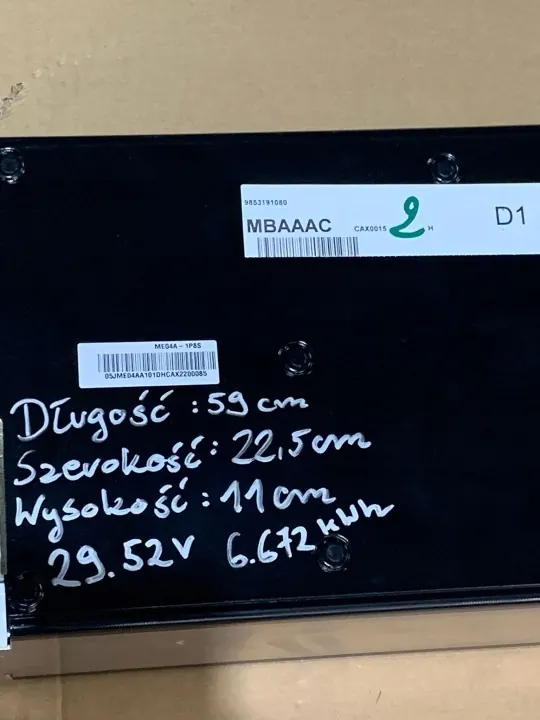 Module batterie OEM 9853191080 MBAAAC 6,672 kWh 29,52V image 3