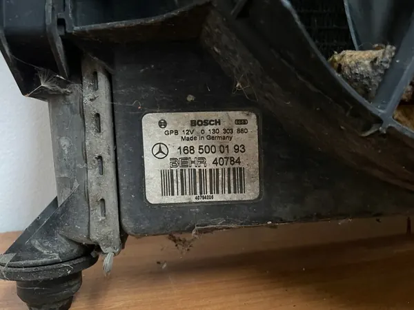 RADIATOR MERCEDES W168 A-KLASSE A1685001702 image 7