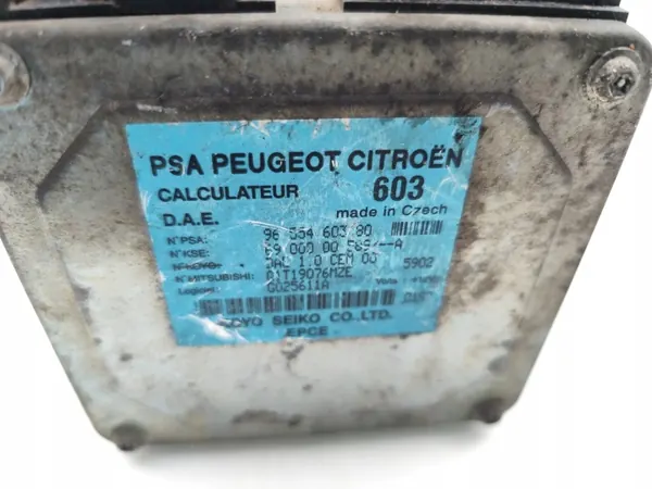 Peugeot 1007 Ohjausmoduuli OEM 9655460380 image 7