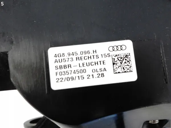 AUDI RS7 S7 A7 4G8 C7 LIFT 14-18 LÁMPARA LED TRASERA DERECHA image 6