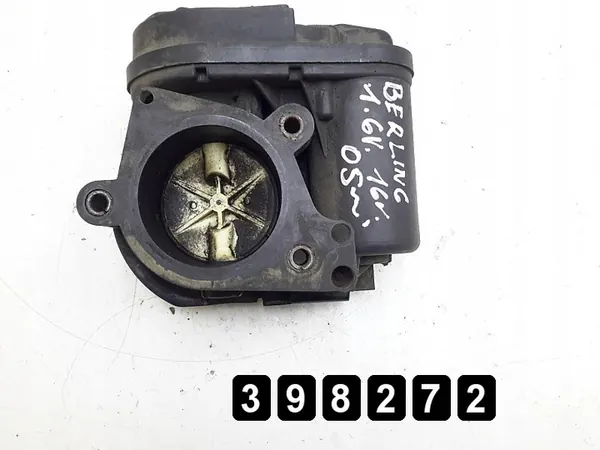 Throttle Body Citroen Berlingo 2005 1600 Bensin 16V image 3