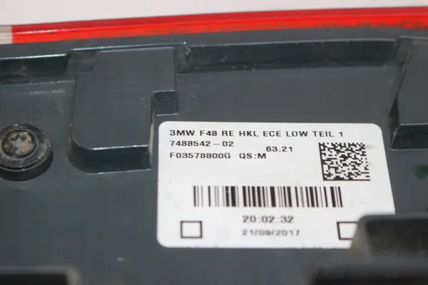 BMW X1 F48 Luz Trasera Derecha 7488542 image 8