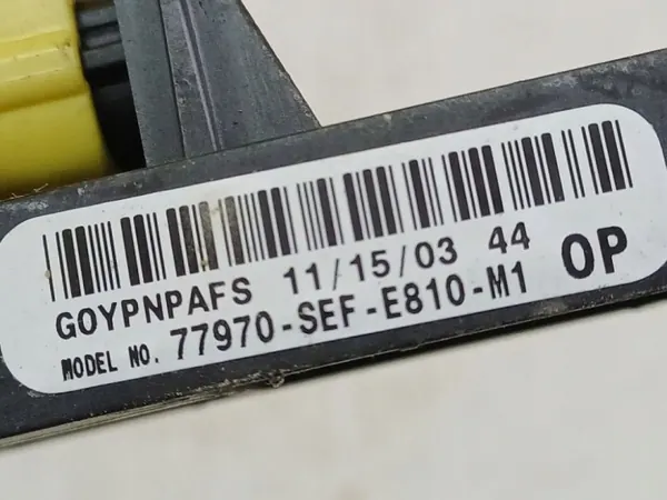 Capteur airbag SRS OEM G0YPNPAFS pour Honda Accord image 4