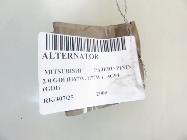 Alternador Mitsubishi Pajero Pinin 2.0 GDI MD360635 image 8