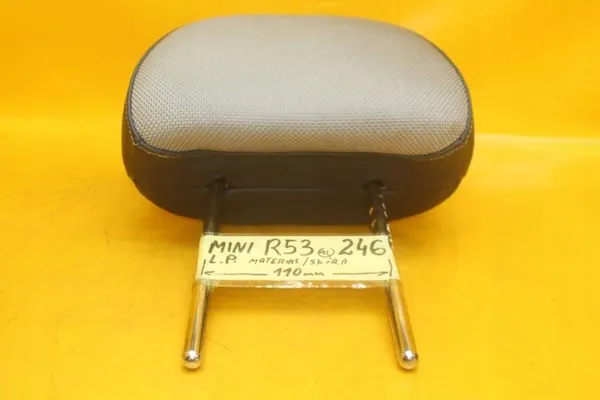 Encosto de Cabeça OEM 246 Esquerdo Dianteiro Mini Cooper R53 Tecido+Couro image 7