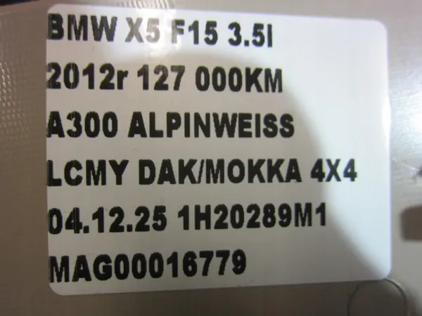 BMW X5 F15 D-pilaarbekleding Links Oyster OEM 51437344217 image 8