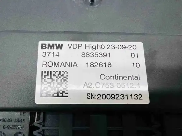 Module suspension air BMW OE 8835391 image 5