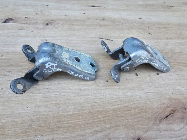 OEM ZAWIASY DRZWI PRAWY PRZÓD PRZEDNIE CHEVROLET CAPTIVA 91U GAN KOMPLET image 2