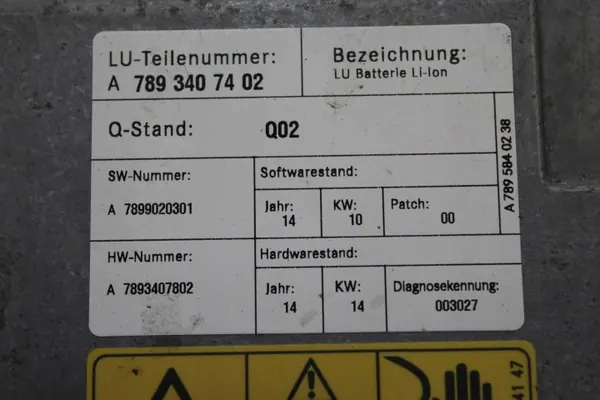 Batterie OEM A7893407402 80Ah pour Mercedes E W212 image 5