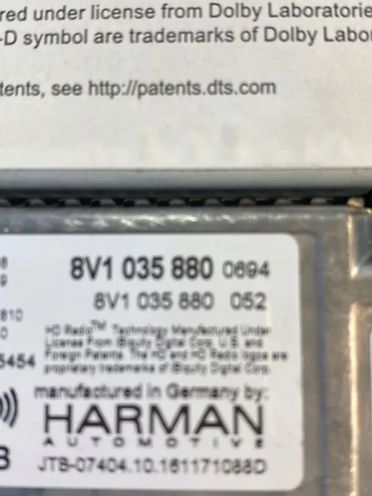 Audi CD/DVD-Wechsler OEM 8V1035880 für A3/S3 8V image 9