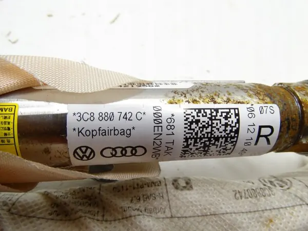 OEM 3C8880742C Oikea Ilmatyynyverho VW Passat CC:lle image 5