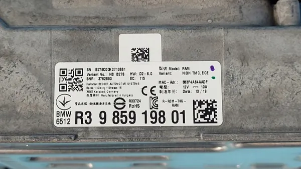 Module direction BMW 7928591 9859198 G20 image 9