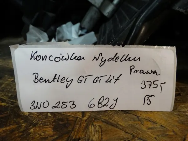 Bentley GT GTC Pakoputken Pää OEM 3W0253682J image 4