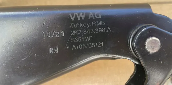 Rolo de Porta Deslizante VW Caddy OEM 2K7843398A image 2