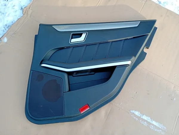 OEM BOCZEK DRZWI PRAWY TYŁ PRAWE TYLNE SKÓRA BIAŁA NITKA MERCEDES W212 LIFT image 2
