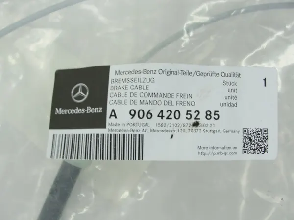 Handbrake Cable Mercedes Sprinter W906 A9064205285 image 4
