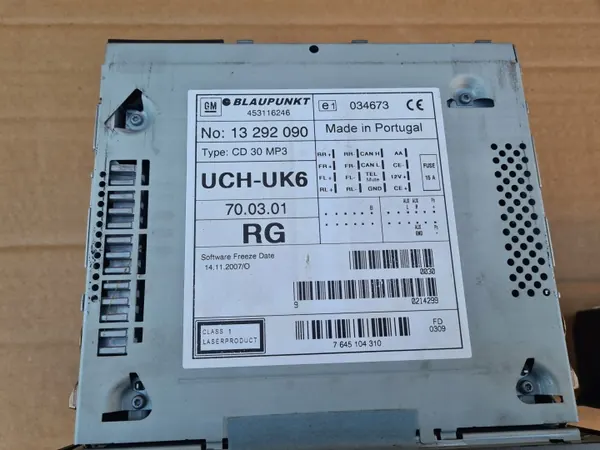 Radiodisplay OEM 13292090 för Opel Meriva A image 3