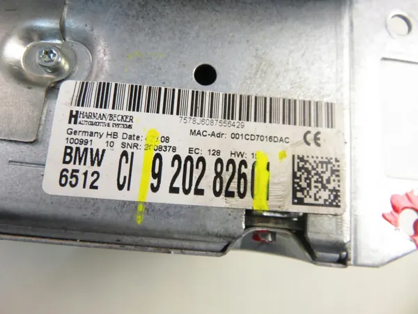 Rádio CD BMW OEM 9202826 usado - Ajuste Direto image 7
